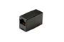 ACCOPPIATORE TELEFONICO 2 CONNETTORI RJ45 - 8P8C FEMMINA/FEMMINA COLORE NERO