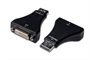 ADATTATORE DA PORTA DISPLAY PORT, DP MASCHIO A DVI-I (24-5) FEMMINA
