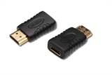 ADATTATORE HDMI 19 POLI MASCHIO/MINI HDMI FEMMINA CONTATTI DORATI