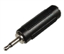 *ADATTATORE JACK AUDIO DA 3 POLI 3.5 MM. MASCHIO - 3 POLI 6.3 MM. FEMMINA (AB-AV 103)