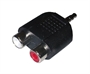 ADATTATORE SDOPPIATORE JACK AUDIO DA 3.5 MM MASCHIO - 2 X CINCH FEMMINA RCA (AB-AV 106)