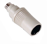 *ADATTATORE TASTIERA AT/XT CONNETTORI DIN 5 POLI FEMMINA MINIDIN 6 POLI MASCHIO (AB 440)