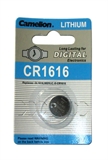 BATTERIE AL LITIO 3 VOLT A BOTTONE IEC TYP CR1616, DL1616, 5021LC (A CR1616-BP1)
