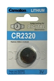 BATTERIE AL LITIO 3 VOLT A BOTTONE IEC TYP CR2320, 5020LC (A CR2320-BP1)