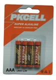 BATTERIE ALCALINE MICRO TYP AAA  MINI STILO BLISTER 4 PEZZI