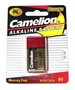 BATTERIE ALCALINE SENZA MERCURIO BLOCK 9 VOLT BLISTER 1 PZ.(A 6LF22-BP1)