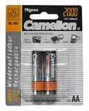 BATTERIE NICHEL-METAL IDRATO (NI-MH) 1.2V RICARICABILI STILO TYP AA 2000 MAH BLISTER 2 PZ.