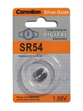 BATTERIE OSSIDO DI ARGENTO 1.55V A BOTTONE SR54, G10, SR1130, 389 (A SR54-BP1)