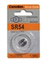 BATTERIE OSSIDO DI ARGENTO 1.55V A BOTTONE SR54, G10, SR1130, 389 (A SR54-BP1)