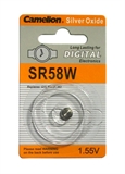BATTERIE OSSIDO DI ARGENTO 1.55V A BOTTONE SR58W, G11, SR721, 362 (A SR58W-BP1)