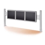 BRACCIO PER SUPPORTO 3 MONITOR LCD 56 CM. IN ORIZZONTALE (FISSI), MONTAGGIO A TAVOLO