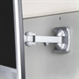 BRACCIO PER SUPPORTO MONITOR LCD A 4 SNODI A MURO
