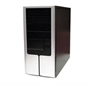 CABINET JOU JYE NU4502B MID TOWER BLACK SILVER