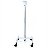 CARRELLO PER SUPPORTO MONITOR LCD SU RUOTE REGOLABILE IN ALTEZZA