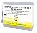 CARTUCCIA BROTHER LC 1000, LC970, BRLC51, GIALLO COMPATIBILE