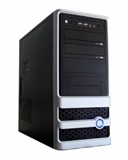 CASE MIDDLE TOWER CON ALIMENTATORE DA 500 WATT CON VENTOLA SILENT DA 12 CM. 2 PORTE USB 2.0 + MIC. A