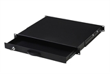 CASSETTO ESTRAIBILE PER TASTIERA - COLORE NERO RAL 9005