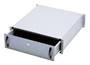 CASSETTO PER ARMADI RACK 19' CON SERRATURA, 3 UNITA', COLORE GRIGIO RAL7035-DIMENSIONI (L/P/A) MM. 4