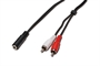 CAVETTO ADATTATORE AUDIO STEREO - MT. 0,20