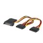 CAVETTO ADATTATORE INTERNO SATA 1 CONNETTORE MASCHIO - 3 FEMMINE CM. 23