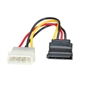 CAVO ADATTATORE ALIMENTAZIONE SATA 15 POLI A 90 GRADI - 4 PIN MOLEX CM.0.15