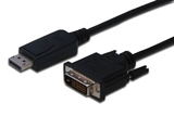 CAVO ADATTATORE DISPLAYPORT CONNETTORI DP MASCHIO - DVI-D(24+1) MASCHIO MT. 2