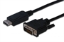 CAVO ADATTATORE DISPLAYPORT CONNETTORI DP MASCHIO - DVI-D(24+1) MASCHIO MT. 2
