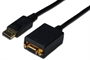 CAVO ADATTATORE DISPLAYPORT DP MASCHIO - VGA 15 POLI FEMMINA