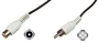 CAVO AUDIO STEREO CONNETTORI CINCH (RCA) MASCHIO/FEMMINA MT.2.5 (AK-AV 202)