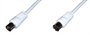 CAVO COLLEGAMENTO TV - COASSIALE 75 OHM CAVO ANTENNA DRITTO 9,5 MM. MASCHIOP/FEMMINA  DOPPIA SCHERMA