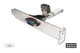 CAVO CON STAFFA METALLICA INTERNO/ESTERNO PORTA SERIALE RS232 9 POLI MASCHIO/IDC 10 PIN (AK 575 0.25