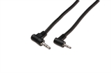CAVO CONNESSIONE STEREO CON CONNETTORI 90 GRADI 3.5 mm. a 2.5 mm.- MT. 2,5