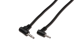 CAVO CONNESSIONE STEREO CON CONNETTORI 90 GRADI CONNETTORI 3,5 MM. A 2,5 MM. - MT. 5