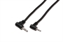 CAVO CONNESSIONE STEREO CON CONNETTORI 90 GRADI CONNETTORI 3,5 MM. A 2,5 MM. - MT. 5