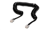 CAVO DI CONNESSIONE PER CORNETTA TELEFONICA A SPIRALE MT 2 (CM 30) COLORE NERO