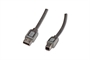CAVO DI CONNESSIONE PREMIUM USB 2.0 - CONNETTORI DORATI A/B MT. 1 IN BUSTA DA ESPOSIZIONE