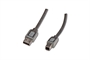 CAVO DI CONNESSIONE PREMIUM USB 2.0 - CONNETTORI DORATI A/B MT. 1,80 IN BUSTA DA ESPOSIZIONE