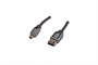 CAVO DI CONNESSIONE PREMIUM USB/ MINI USB 4 POLI MT. 2.0 - MT. 1 IN BUSTA DA ESPOSIZIONE