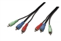 CAVO DI CONNESSIONE RCA CON 3 CONNETTORI RGB MT. 3 CAVO DI CONNESSIONE RCA CON 3 CONNETTORI RGB MT. 3
