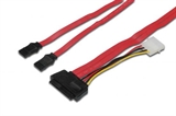CAVO DI CONNESSIONE SAS 29 PIN 2x7 PIN SATA + 5,25'