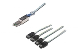 CAVO DI CONNESSIONE SAS MINI 26pin - 4 X 7 PIN E-SATA MT. 1