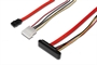 CAVO DI CONNESSIONE SATA 22 PIN AD ANGOLO - SATA 7 PIN + ALIMENTAZIONE 4 POLI