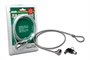 CAVO DI SICUREZZA PER NOTEBOOK CON LUCCHETTO MT. 1,50