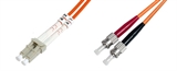 CAVO FIBRA OTTICA LC A ST MULTIMODE DUPLEX 62.5/125 MT.2 (AL-6LCST-02I)