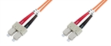 CAVO FIBRA OTTICA SC A SC MULTIMODE DUPLEX 50/125 MT.2 (AL-5SCSC-02I)