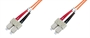 CAVO FIBRA OTTICA SC A SC MULTIMODE DUPLEX 50/125 MT.2 (AL-5SCSC-02I)