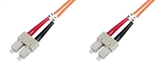 CAVO FIBRA OTTICA SC A SC MULTIMODE DUPLEX 62.5/125 MT.1(AL-6SCSC-01I)