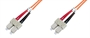 CAVO FIBRA OTTICA SC A SC MULTIMODE DUPLEX 62.5/125 MT.1(AL-6SCSC-01I)