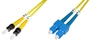 CAVO FIBRA OTTICA ST A SC MONOMODE DUPLEX 9/125 MT.2 (AL-9STSC-02I)