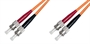 CAVO FIBRA OTTICA ST A ST MULTIMODE DUPLEX 62.5/125 MT.10 (AL-6STST-10I)
